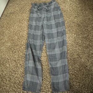 Paper bag dress pants